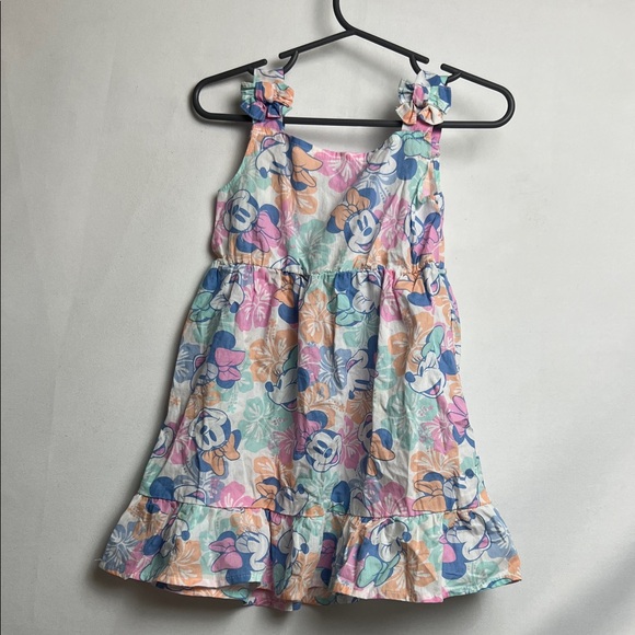 Disney Minnie Mouse Tropical Pastel print sundress size 2T - Picture 1 of 8